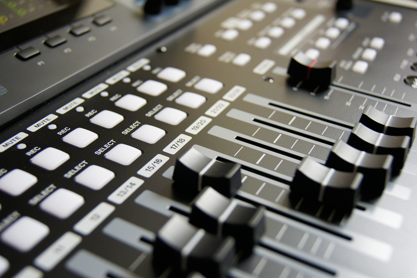 Details of a Sound Mixer